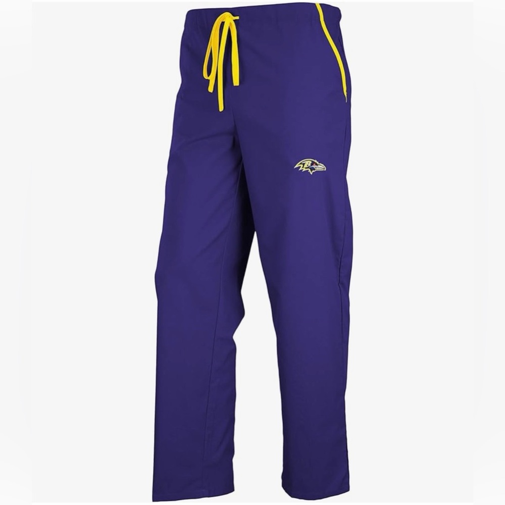 Fabrique Innovations NFL Unisex Baltimore‎ Ravens Scrub Pant